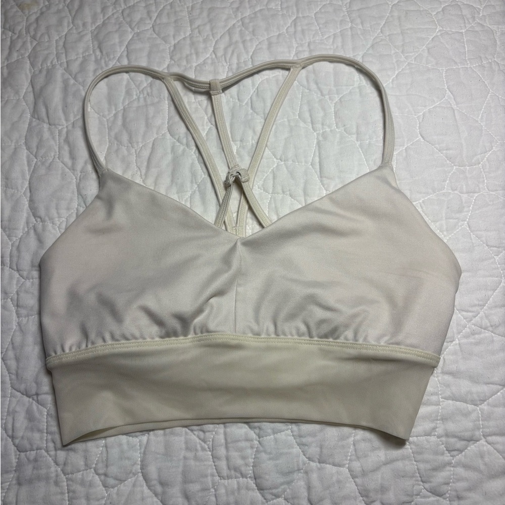 Alo yoga bra - white